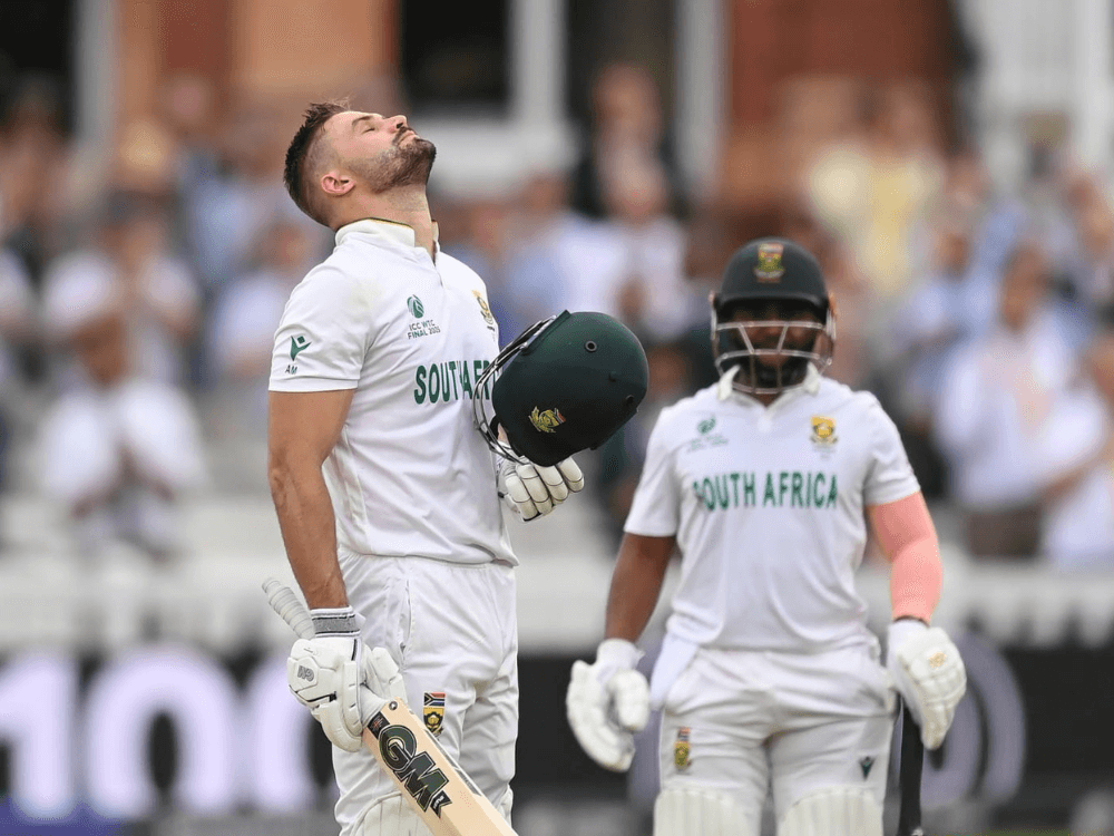 WTC फाइनल 2025 : दक्षिण अफ्रीका बनाम ऑस्ट्रेलिया, एडेन मार्करम का शतक ; अफ्रीकी टीम जीत से सिर्फ 69 रन दूर