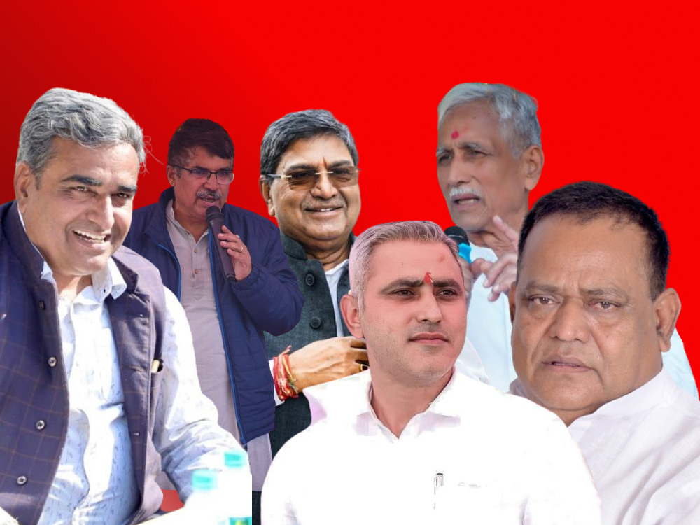 पूर्व मंत्री लालचंद कटारिया सहित कांग्रेस के कई पूर्व विधायक बीजेपी में शामिल 